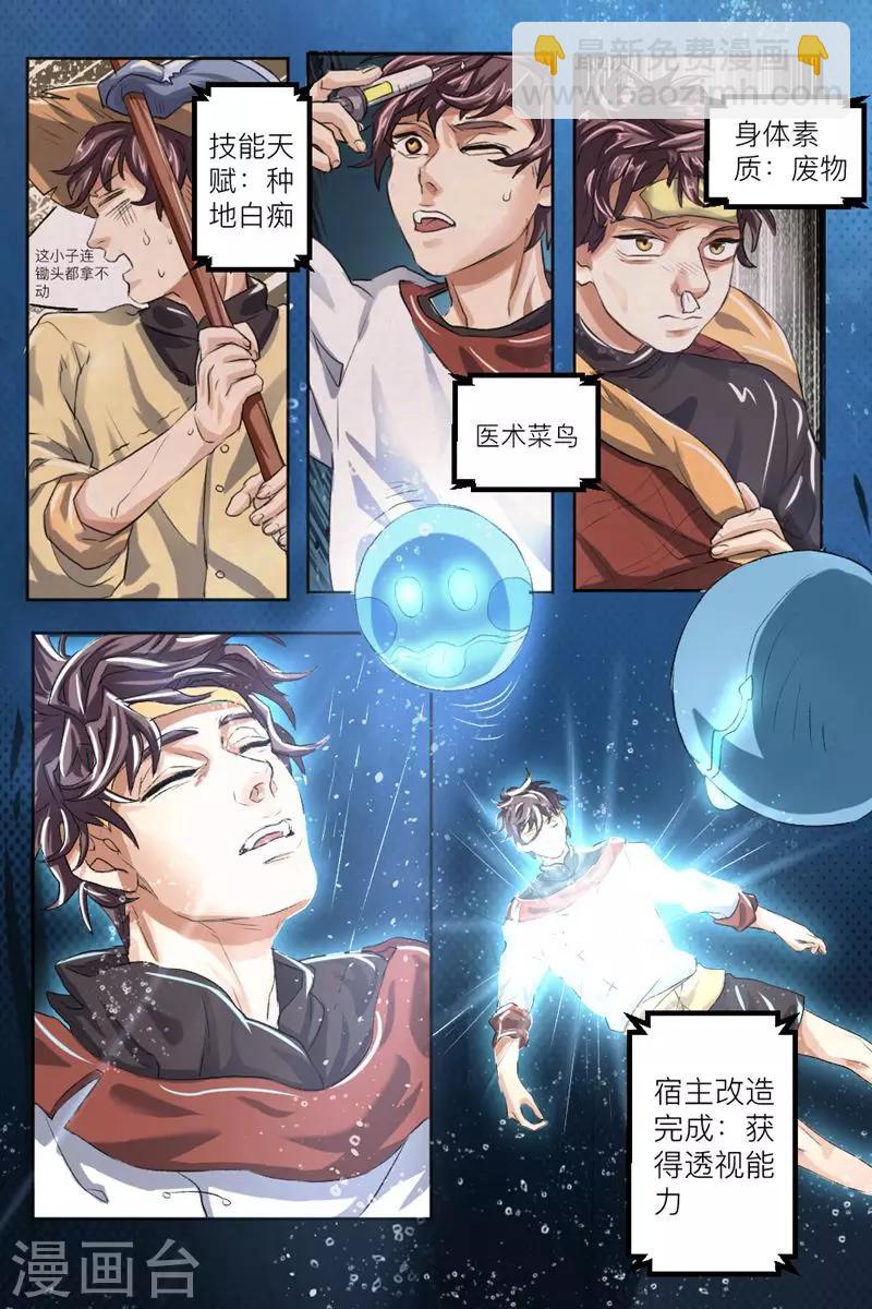 🍶超级神医系统 第2话 获得透视能力 第4页