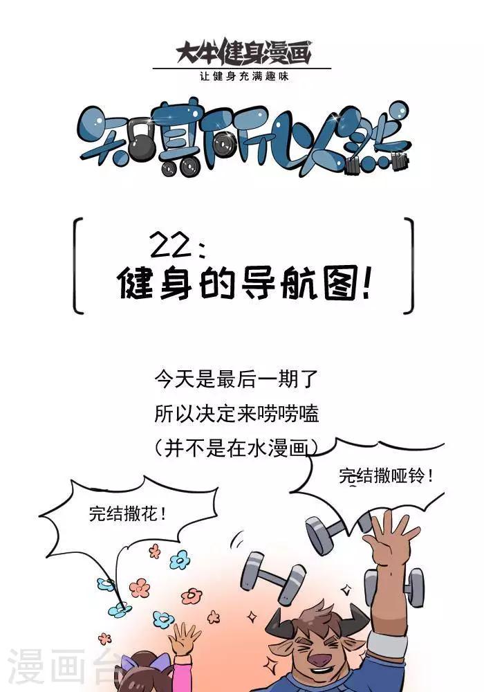 🍼大牛健身漫画 第22话  健身的导航图 第1页