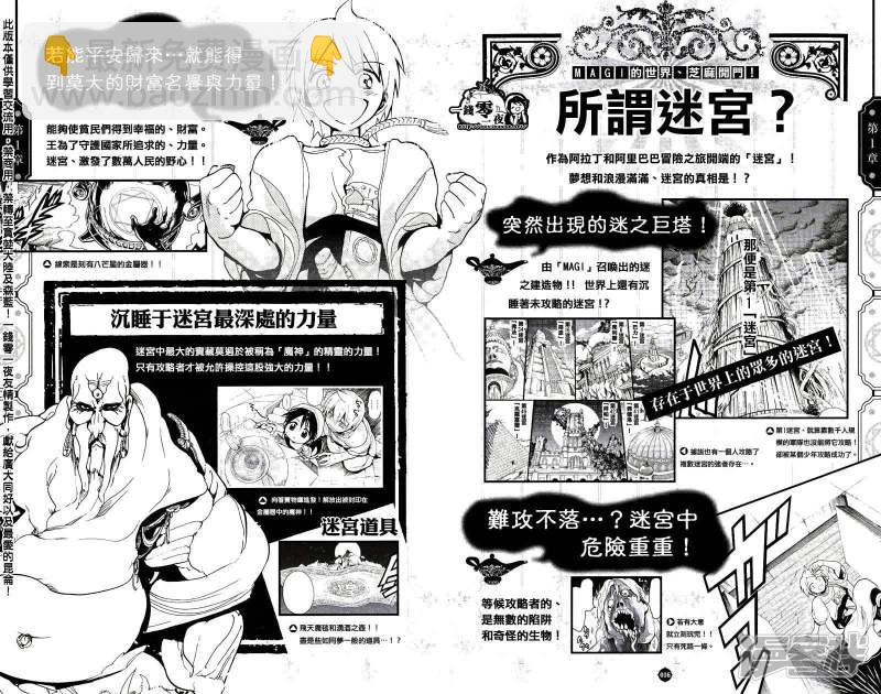 🍟魔笛MAGI 公式书彩页长廊01 第10页