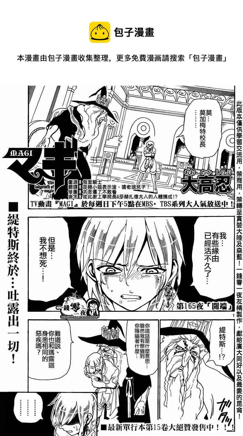 🍟魔笛MAGI 第165话 第1页