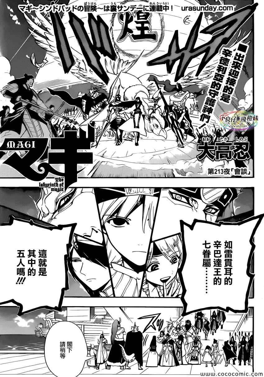 🍟魔笛MAGI 第213话 第2页