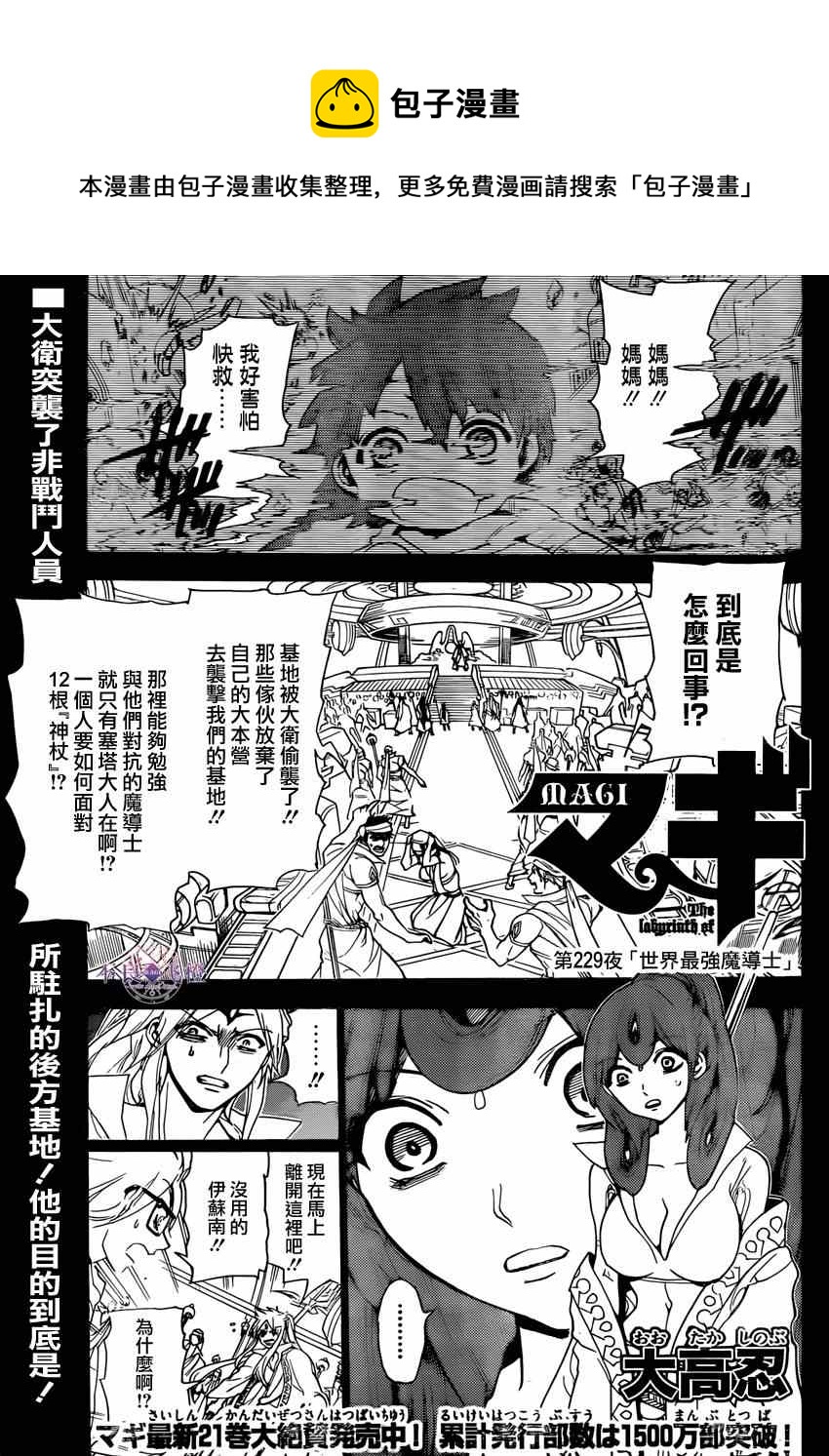 🍟魔笛MAGI 第229话 第1页