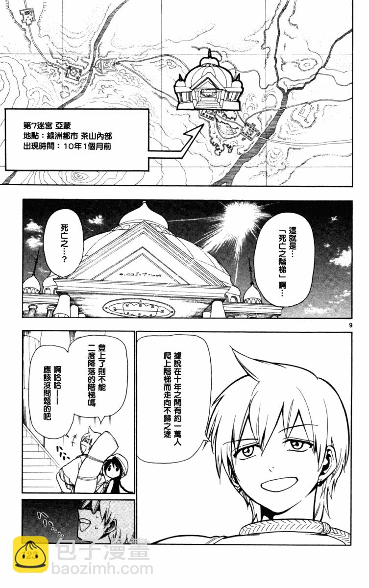 🍟魔笛MAGI 第4话 第9页