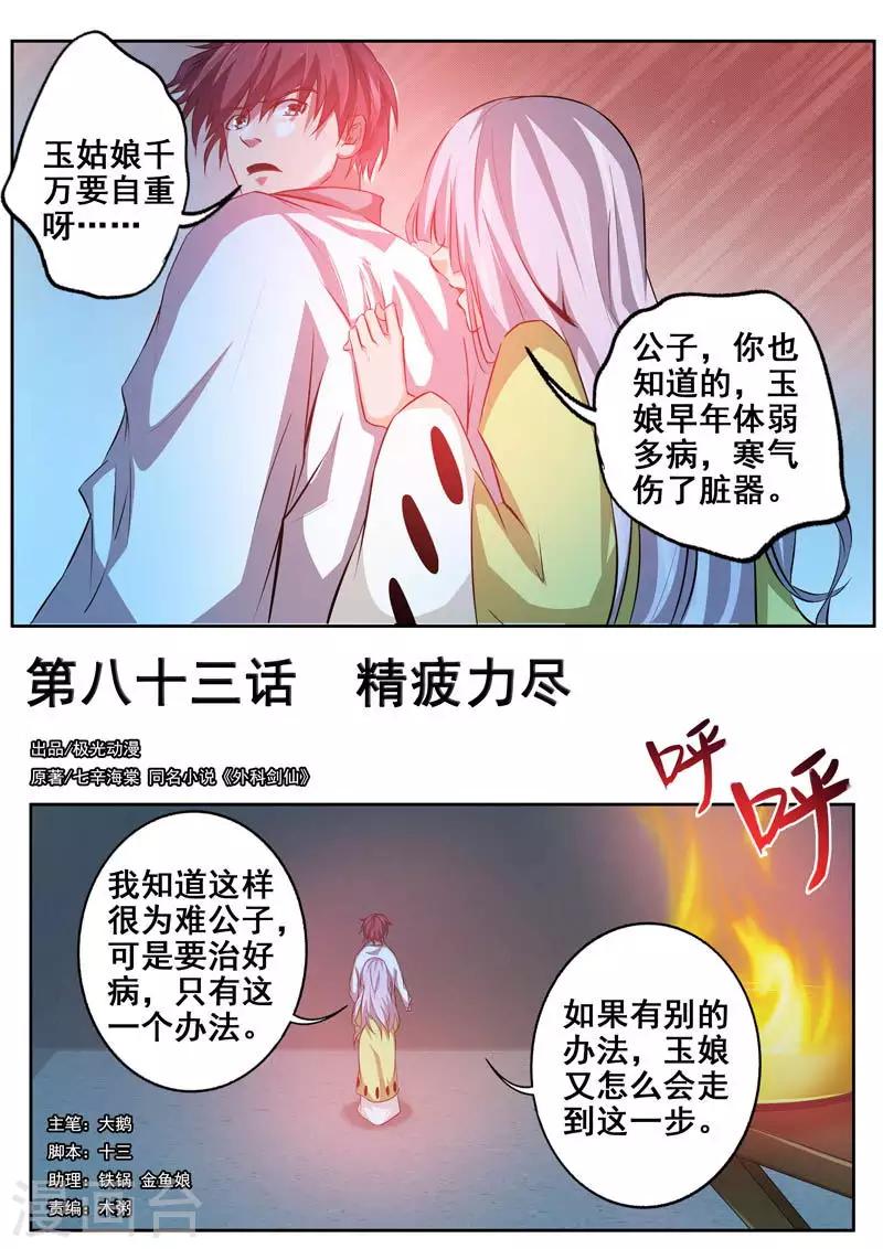 🍘外科剑仙 第83话 筋疲力尽 第1页