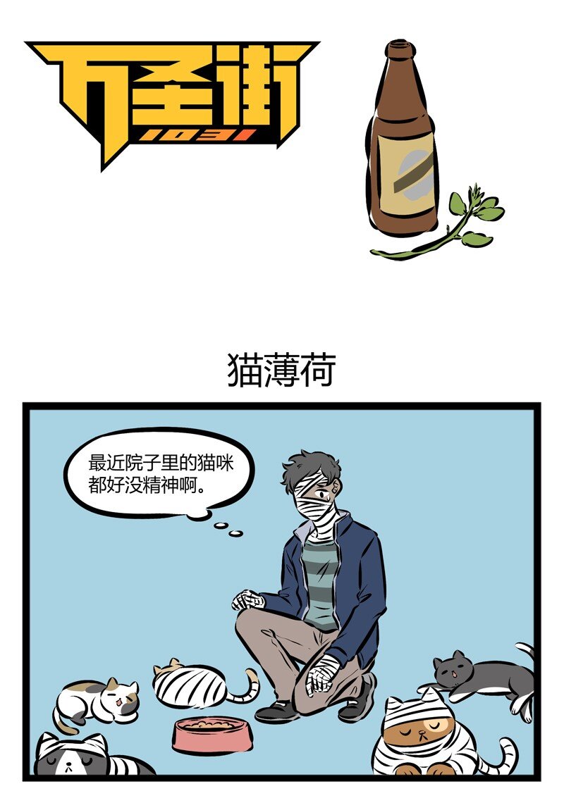 🍡1031万圣街 第134话 猫咪总是在你停止找它的时候出现。 第1页