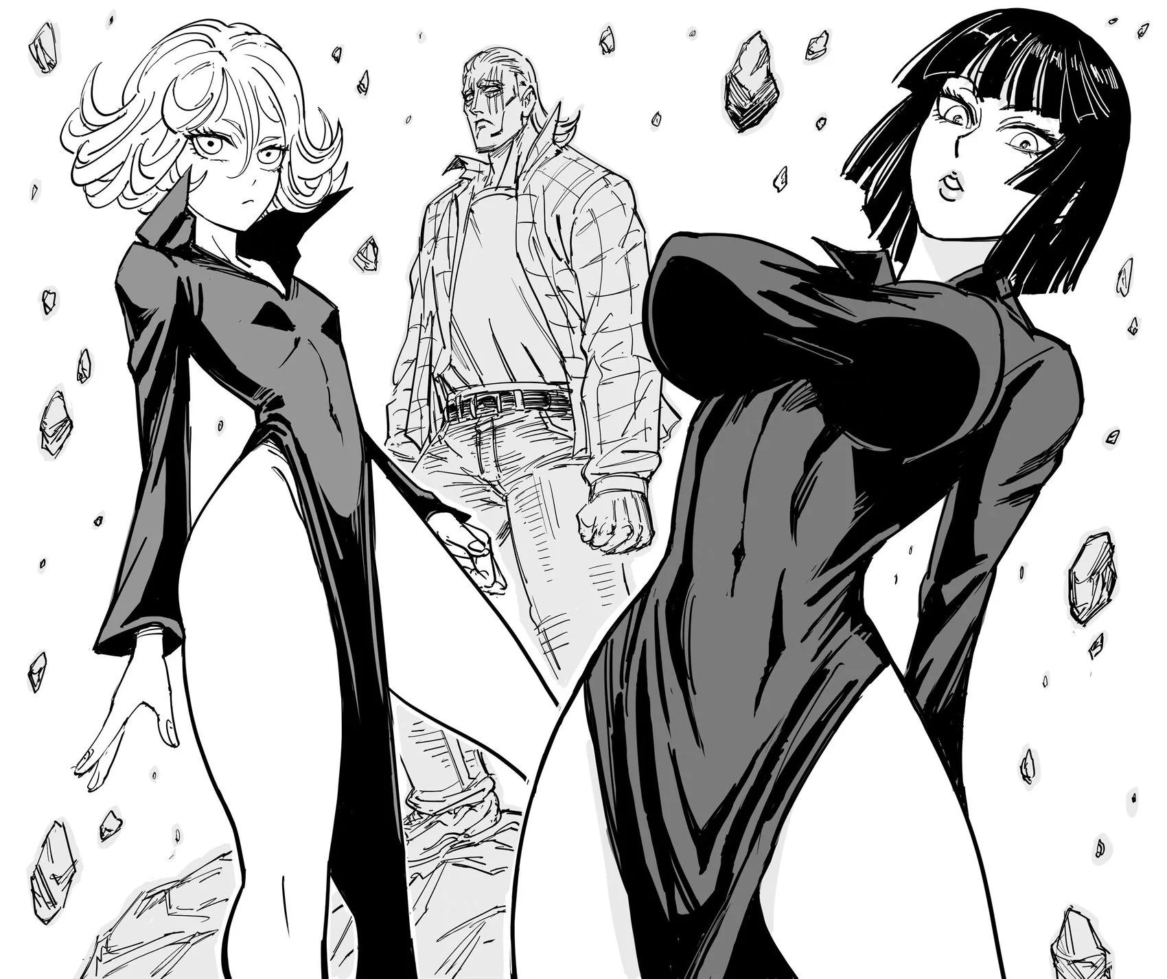 🍵Baalbuddy漫画小短篇 龙卷和吹雪比拼胸围 第1页