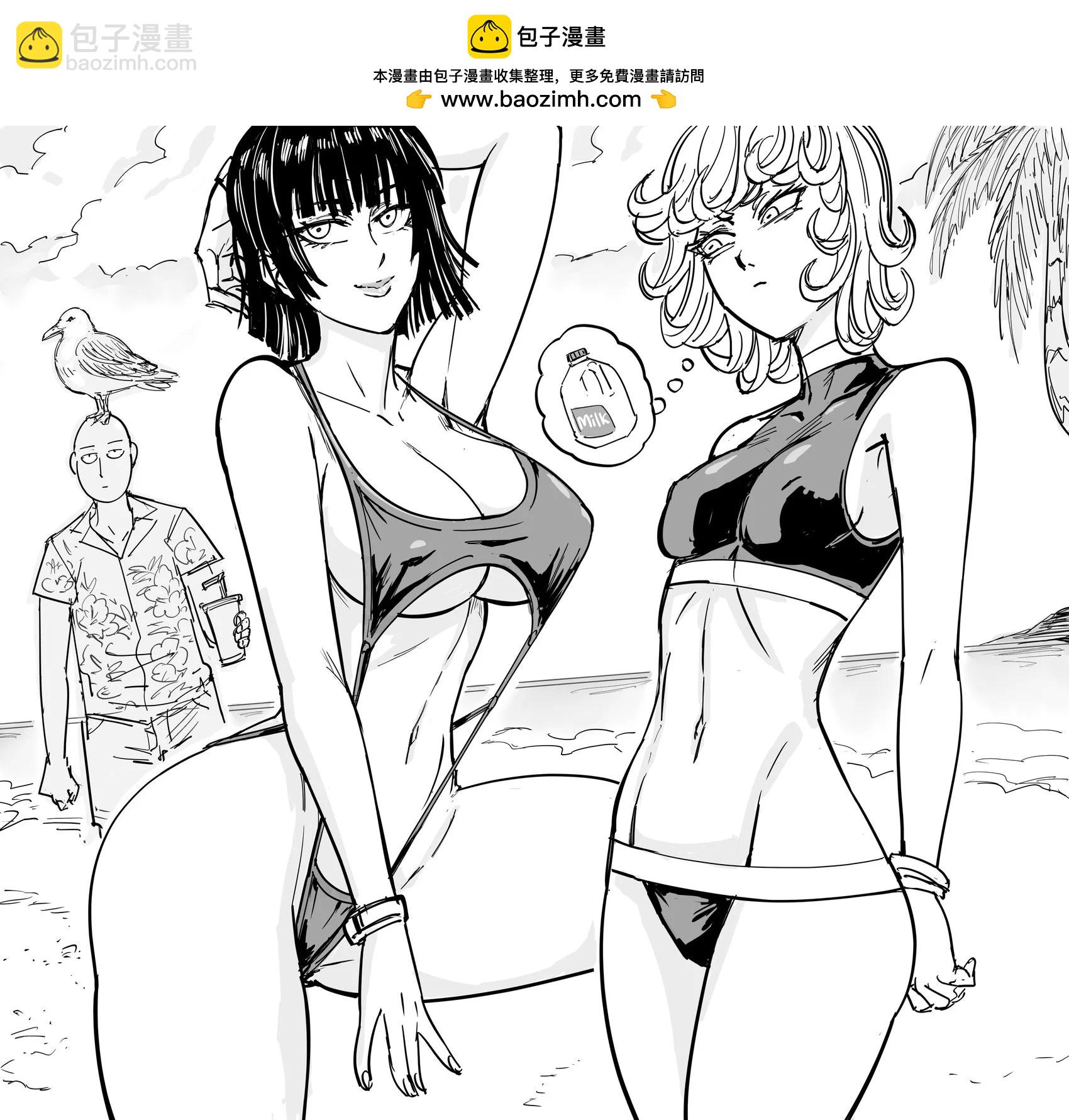🍵Baalbuddy漫画小短篇 龙卷和吹雪比拼胸围 第2页