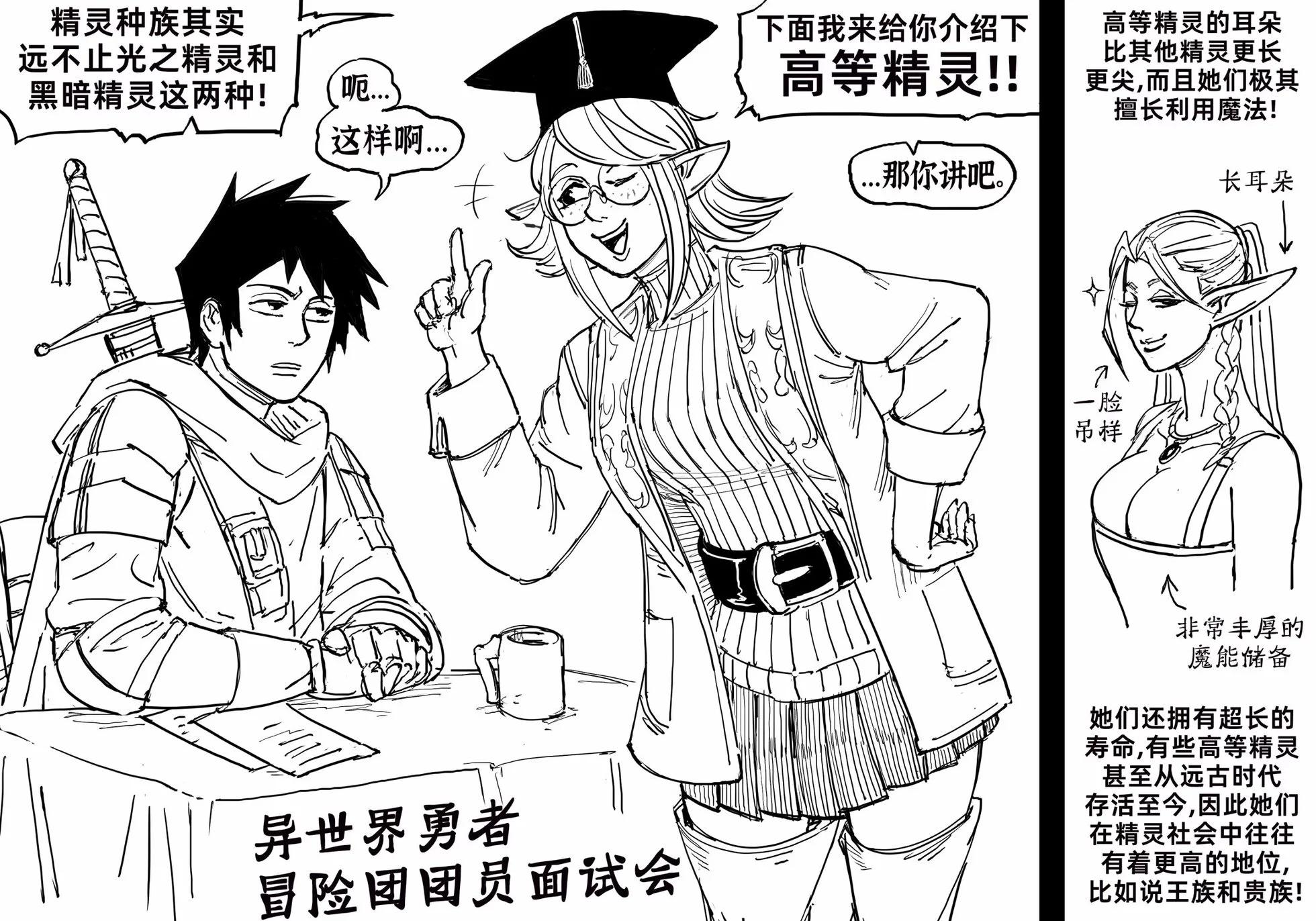 🍵Baalbuddy漫画小短篇 精灵种类科普2 第1页