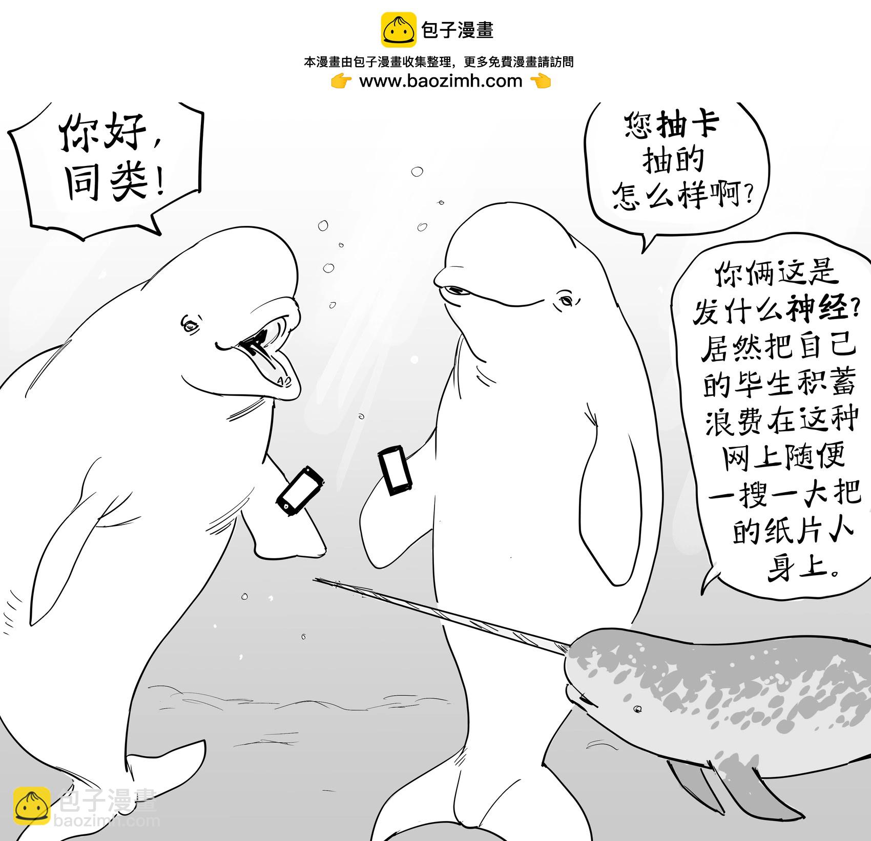 🍵Baalbuddy漫画小短篇 字面意思上的Whale”在聊Whale那些事 第2页