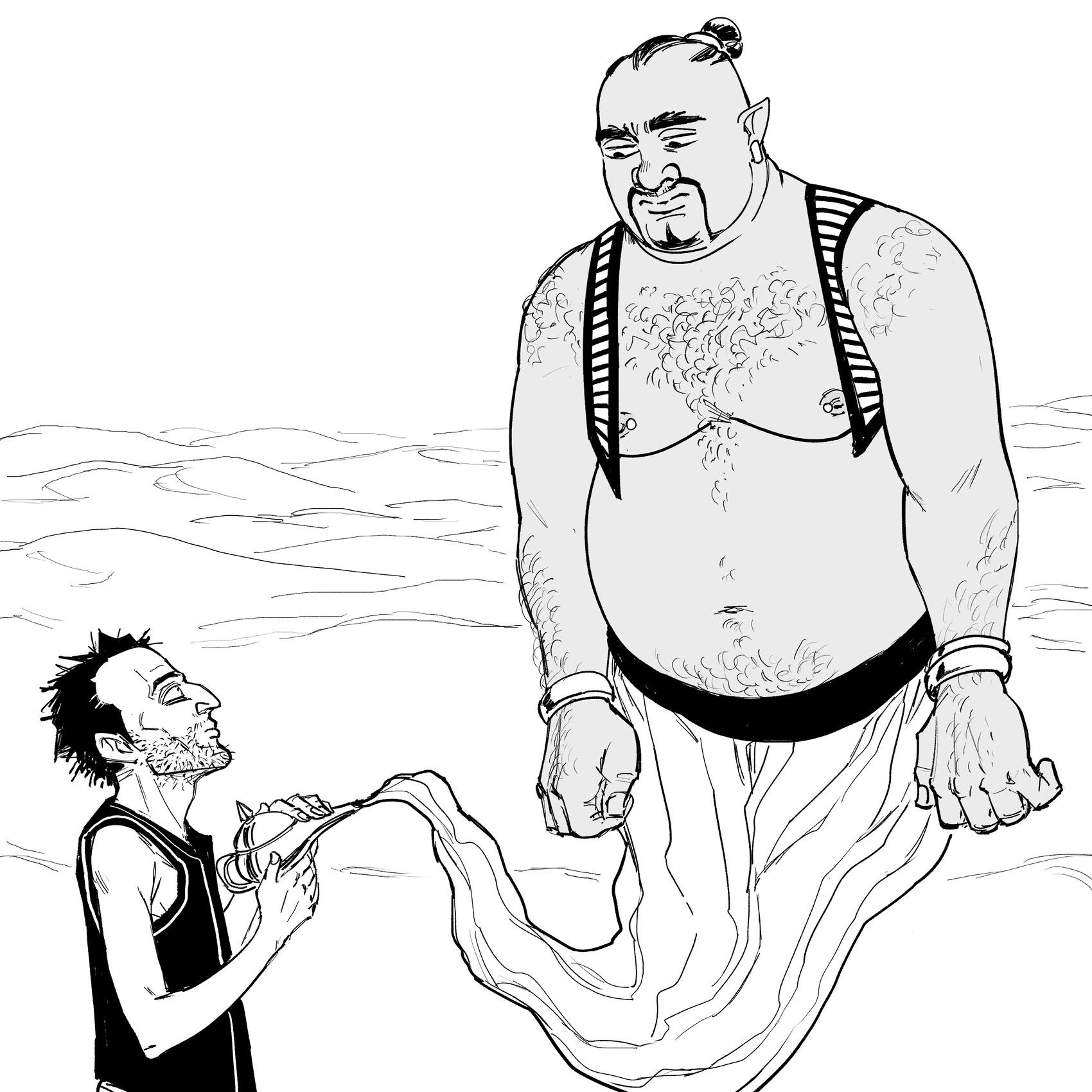 🍵Baalbuddy漫画小短篇 当代人对灯神的幻想 第3页