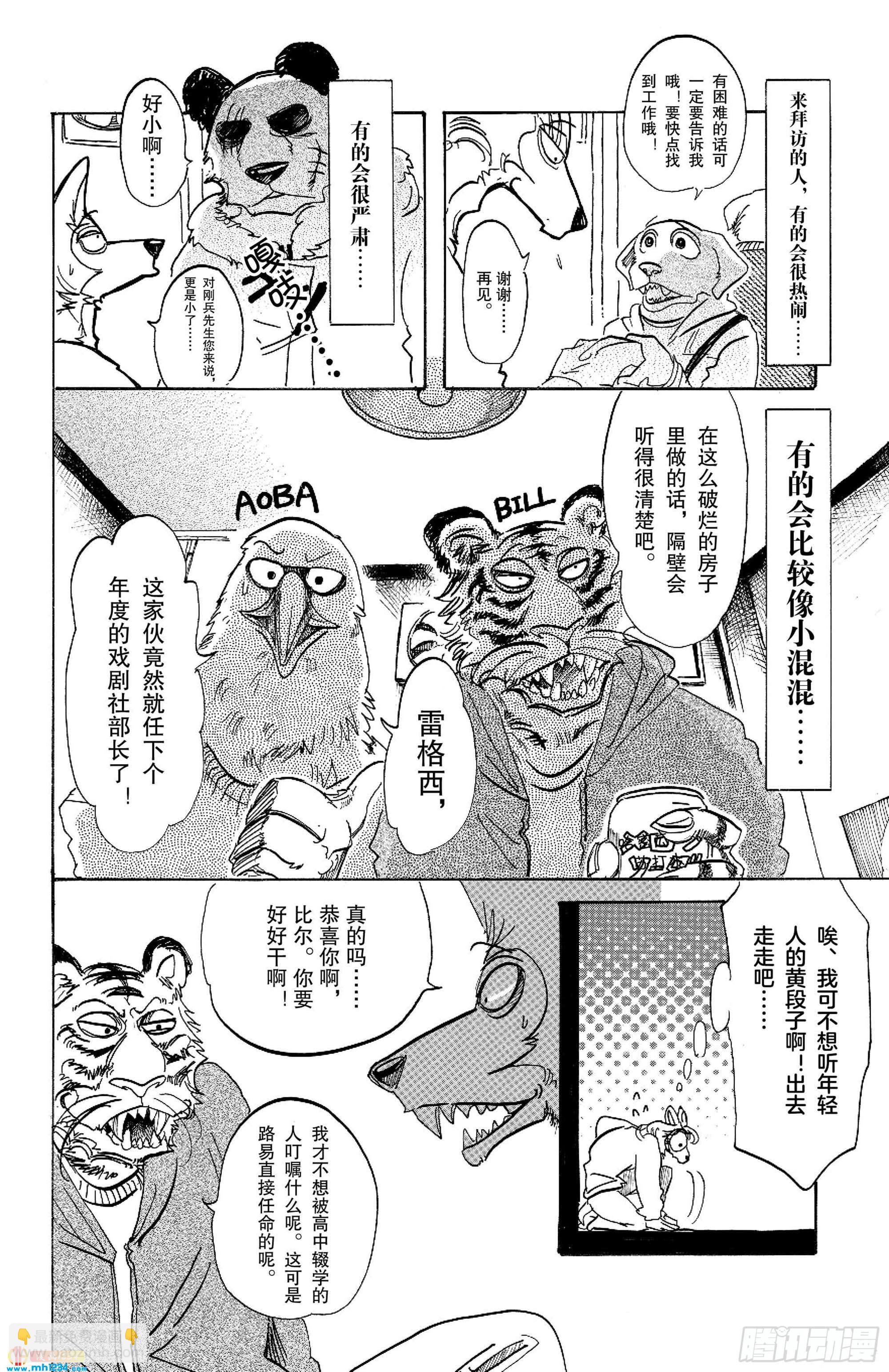 🍵BEASTARS 动物狂想曲 第101话 居住条件：捡条流浪狗回来 第8页