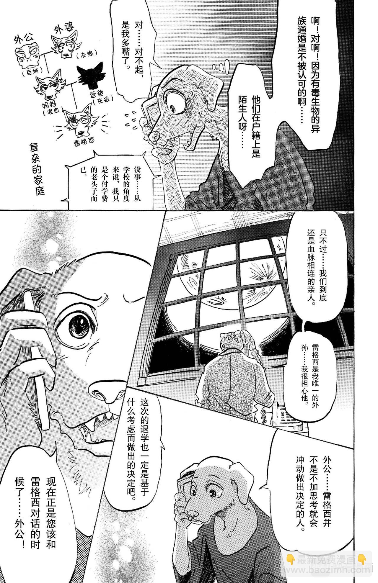 🍵BEASTARS 动物狂想曲 第104话 致命的爱情是橘子酱味的 第4页