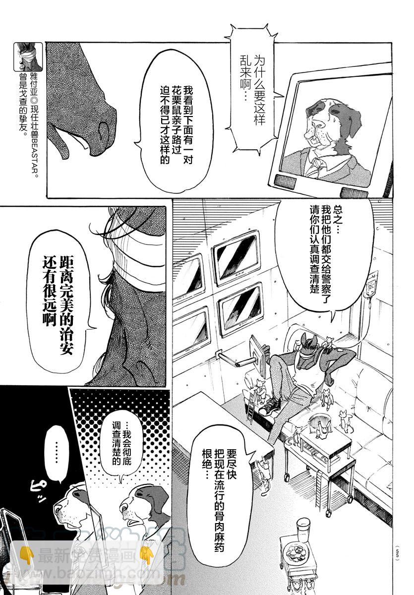 🍵BEASTARS 动物狂想曲 第111话 玻璃球的视野变成了磨砂 第5页
