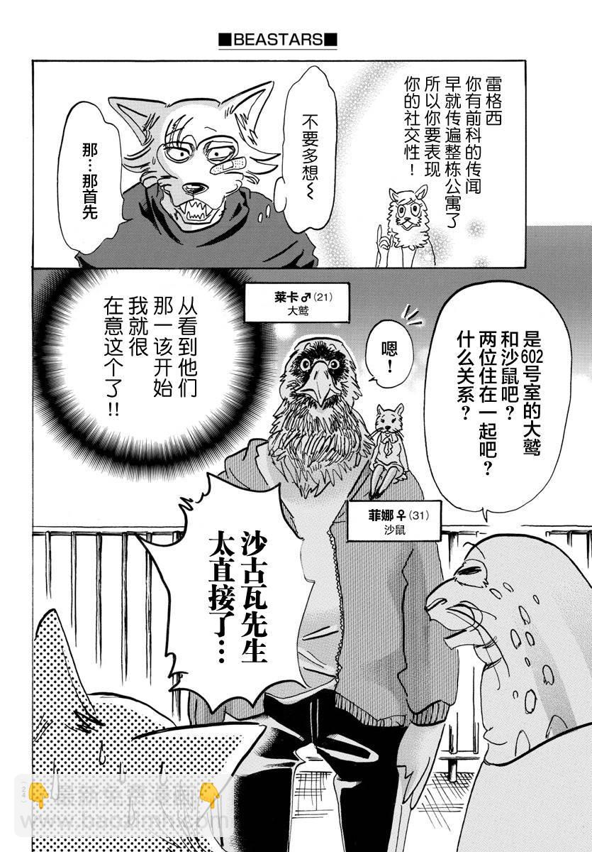 🍵BEASTARS 动物狂想曲 第115话 月亮上只有一间公寓 第10页