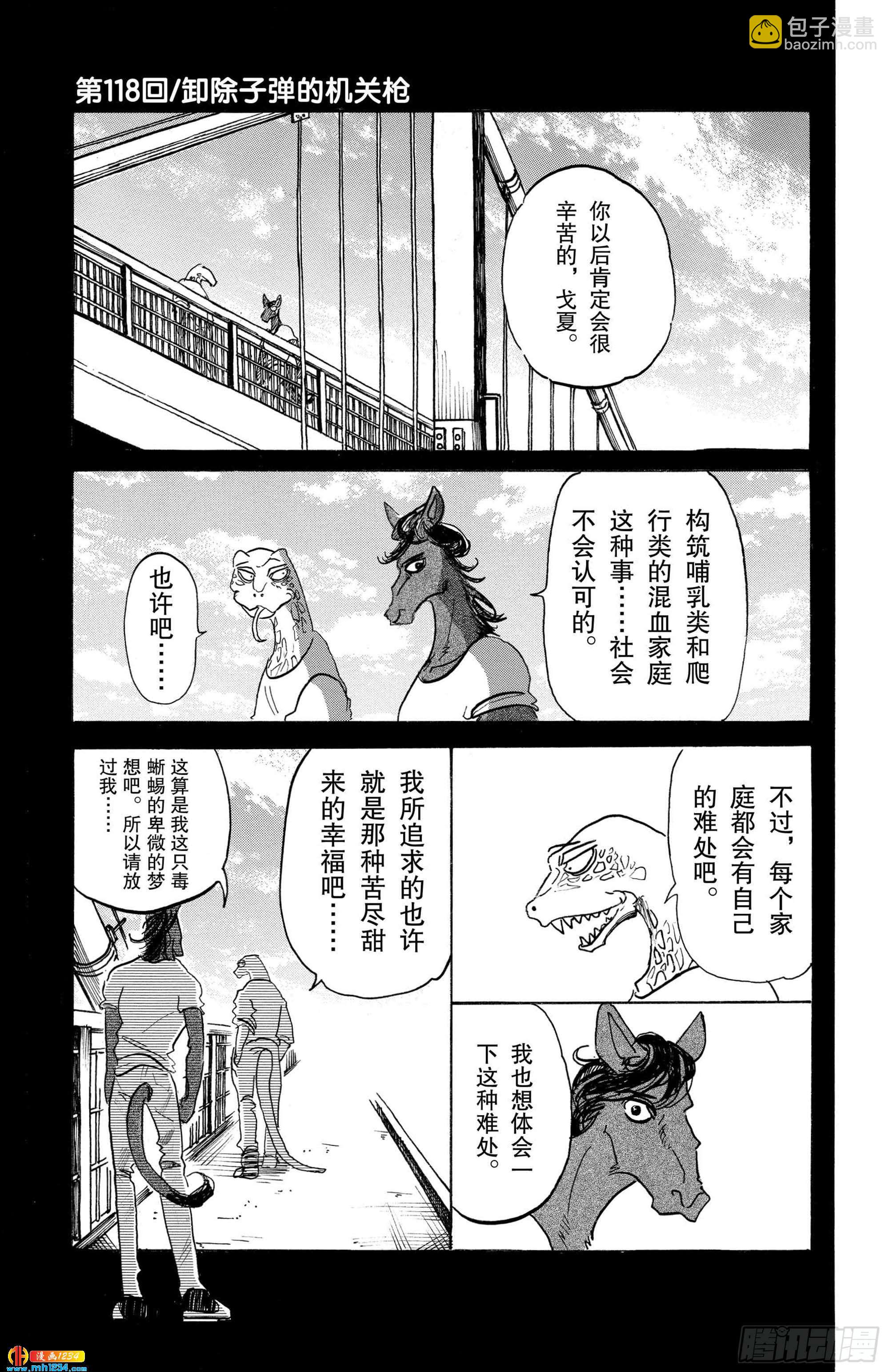 🍵BEASTARS 动物狂想曲 第117话 β胡萝卜素的祭坛 第20页