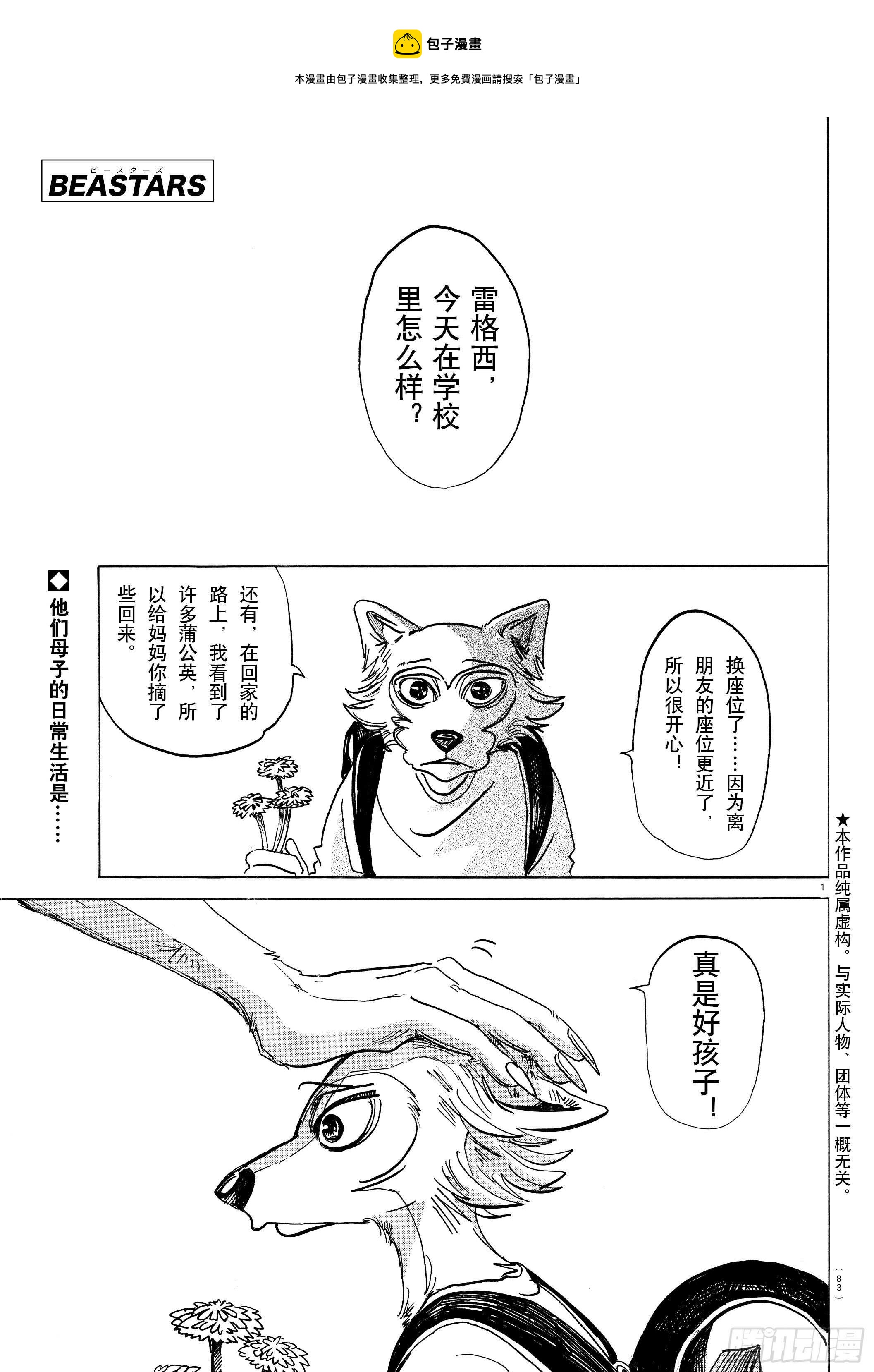 🍵BEASTARS 动物狂想曲 第134话 最后的接触 第1页