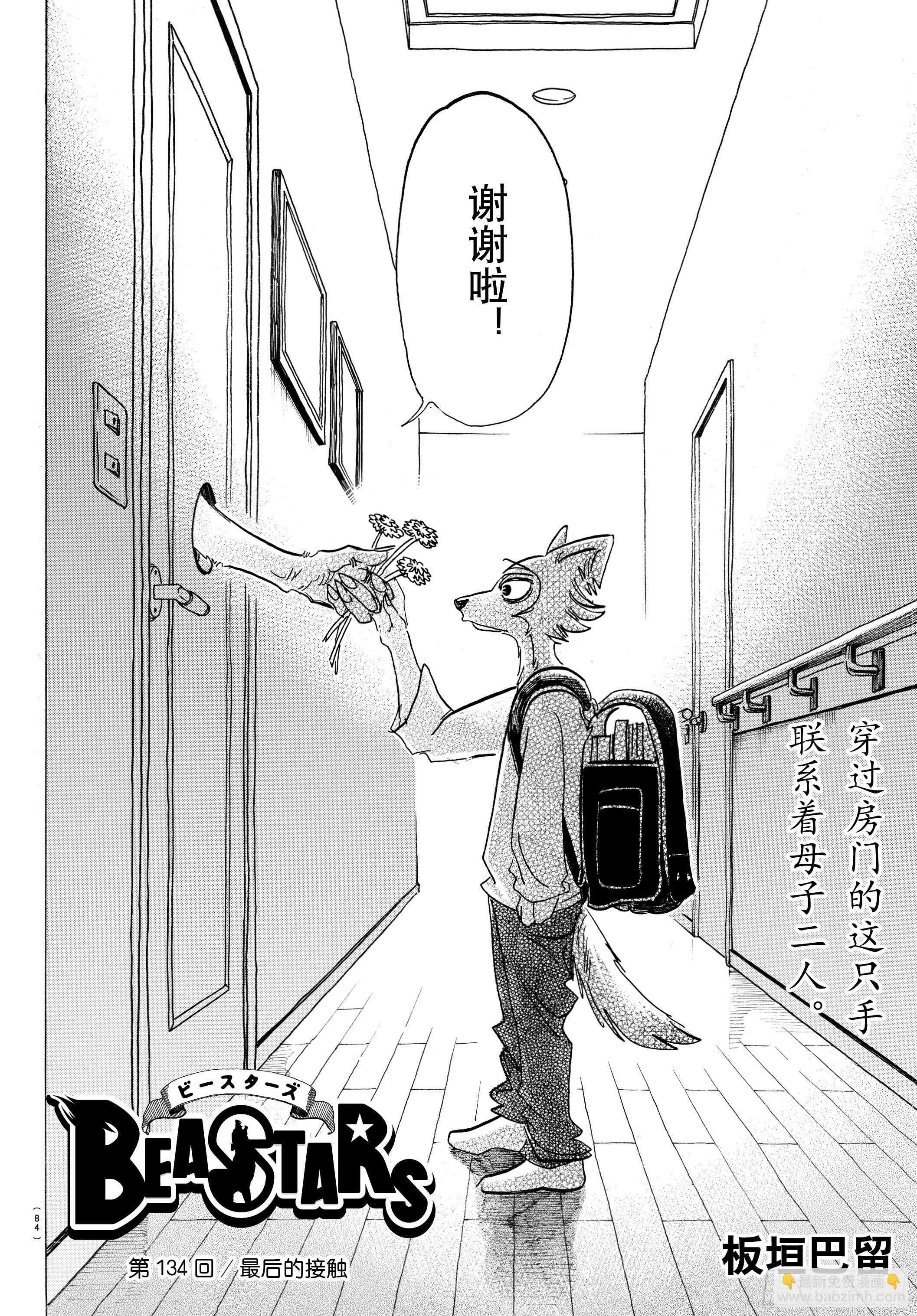🍵BEASTARS 动物狂想曲 第134话 最后的接触 第2页