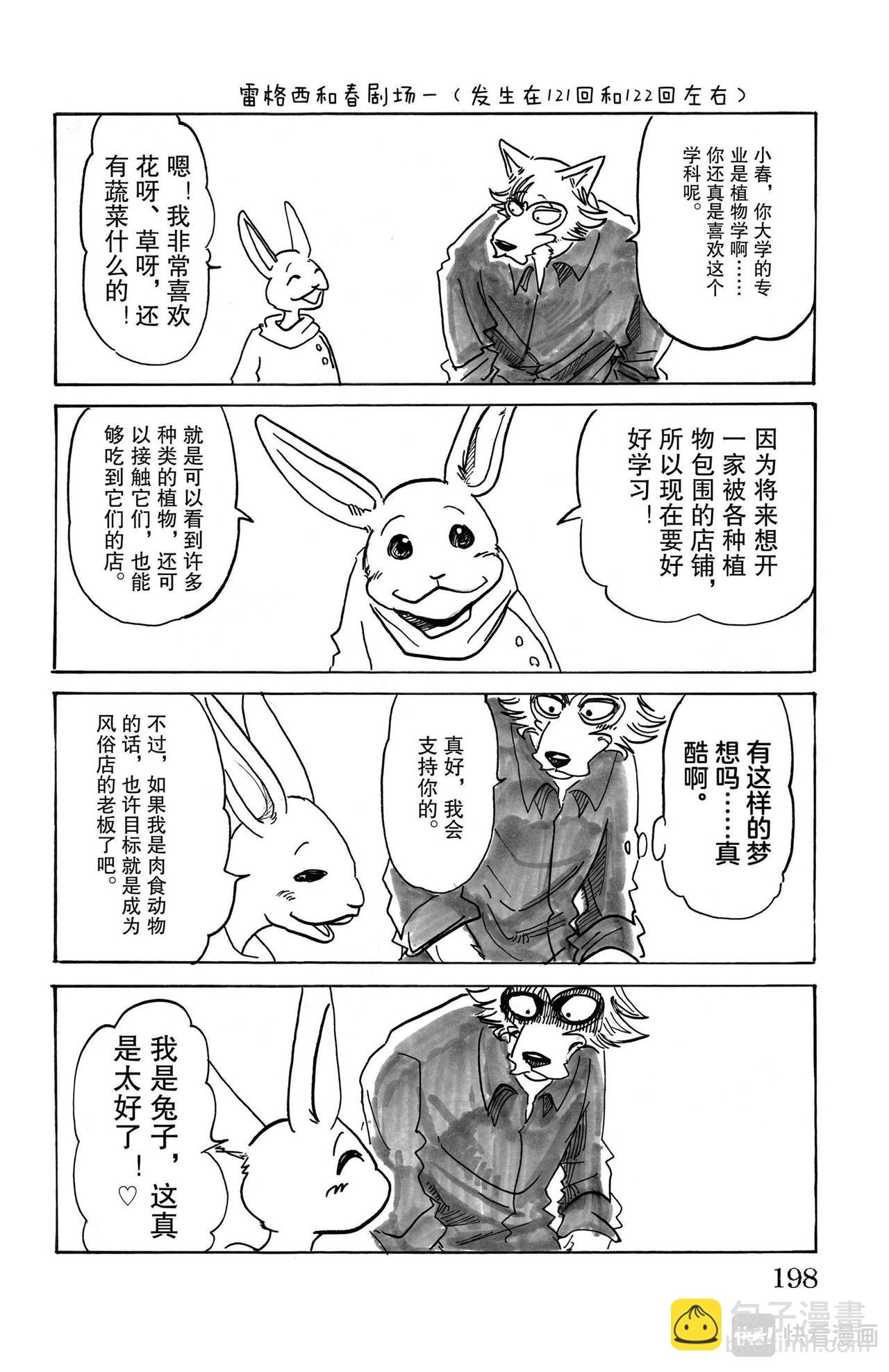 🍵BEASTARS 动物狂想曲 第124话 颜料，混合的颜色越多就越黑 第23页