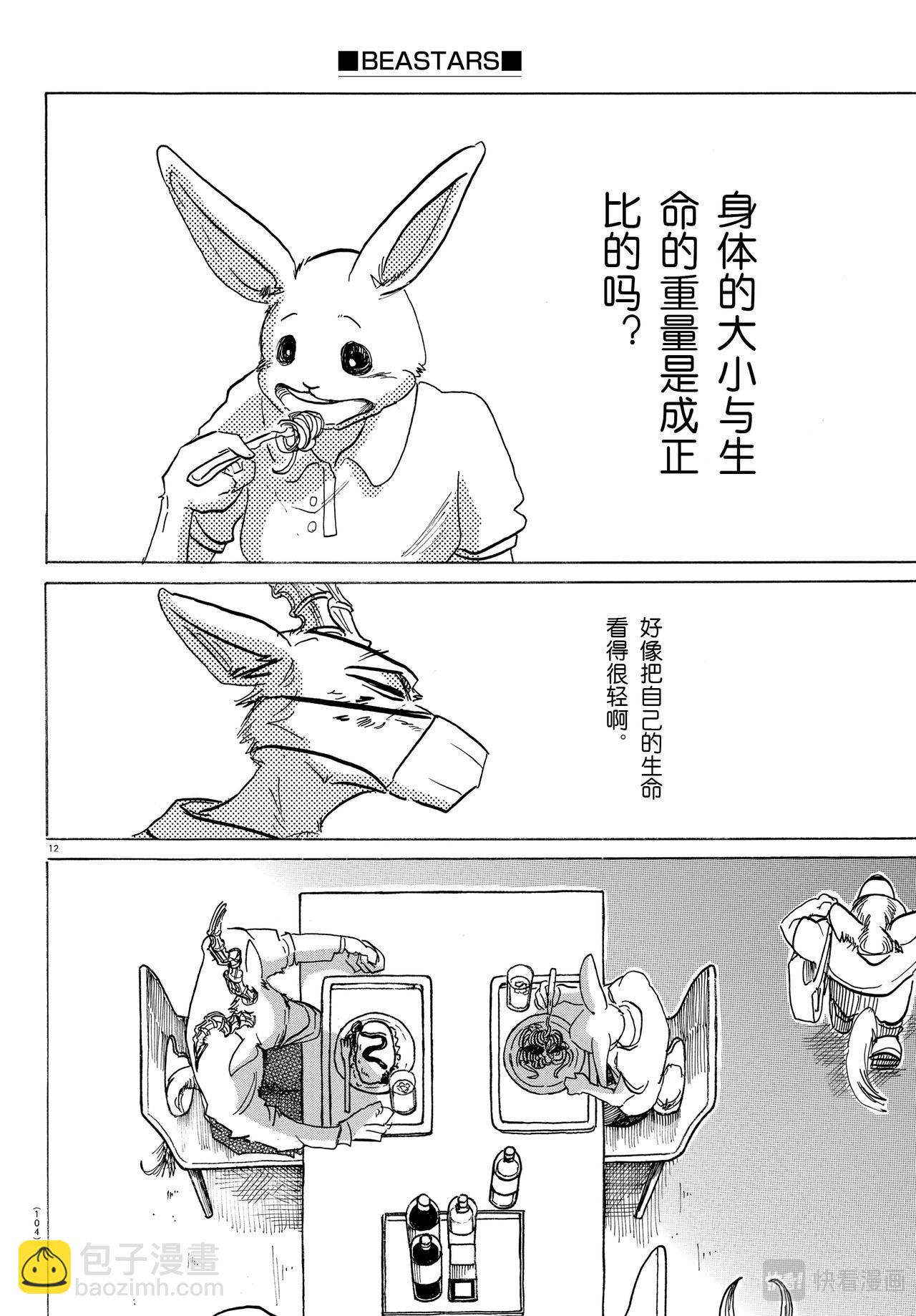 🍵BEASTARS 动物狂想曲 第146话 我的沙漠出现了厄尔尼诺现象 第12页