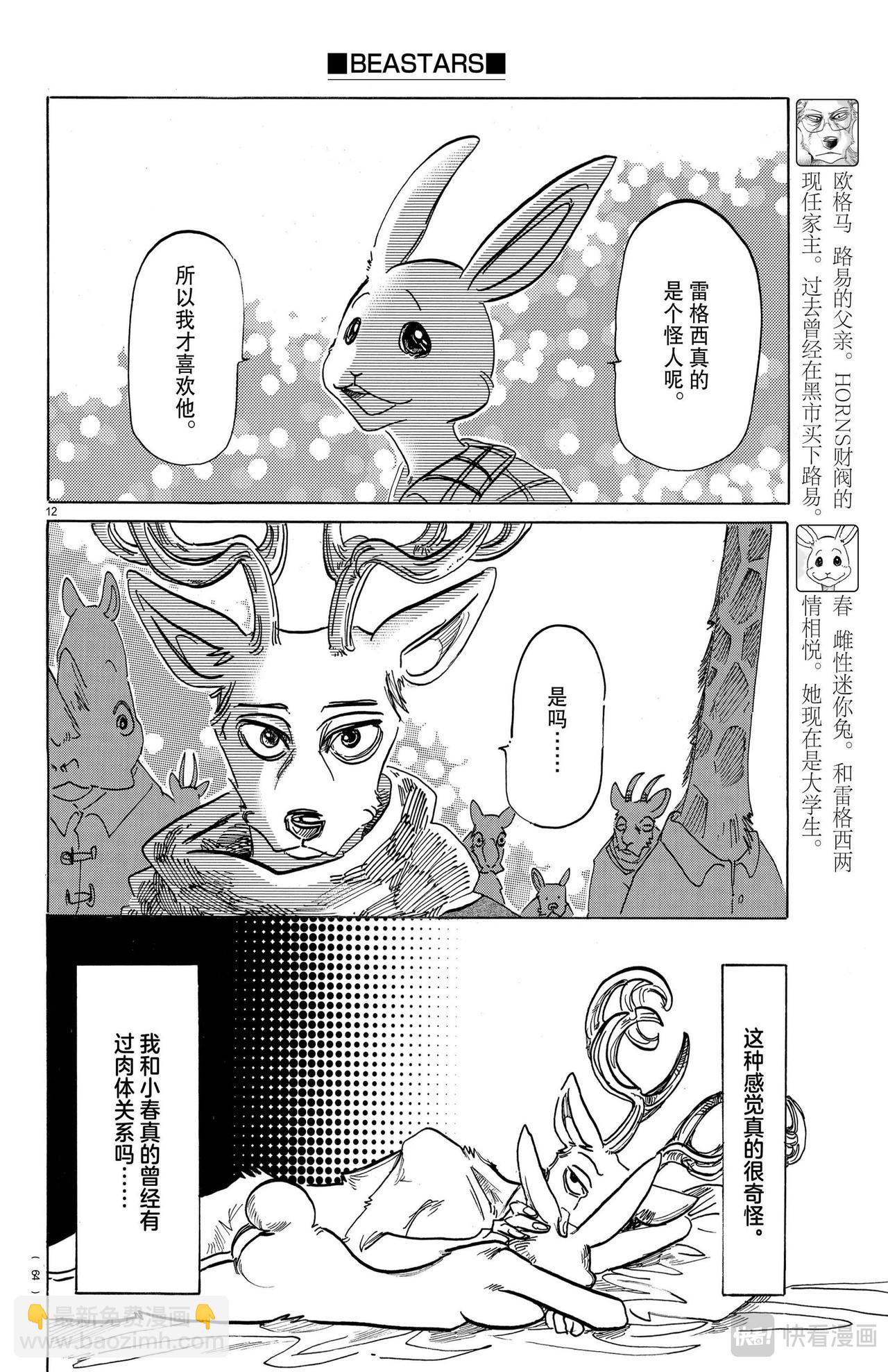 🍵BEASTARS 动物狂想曲 第166话 第13页