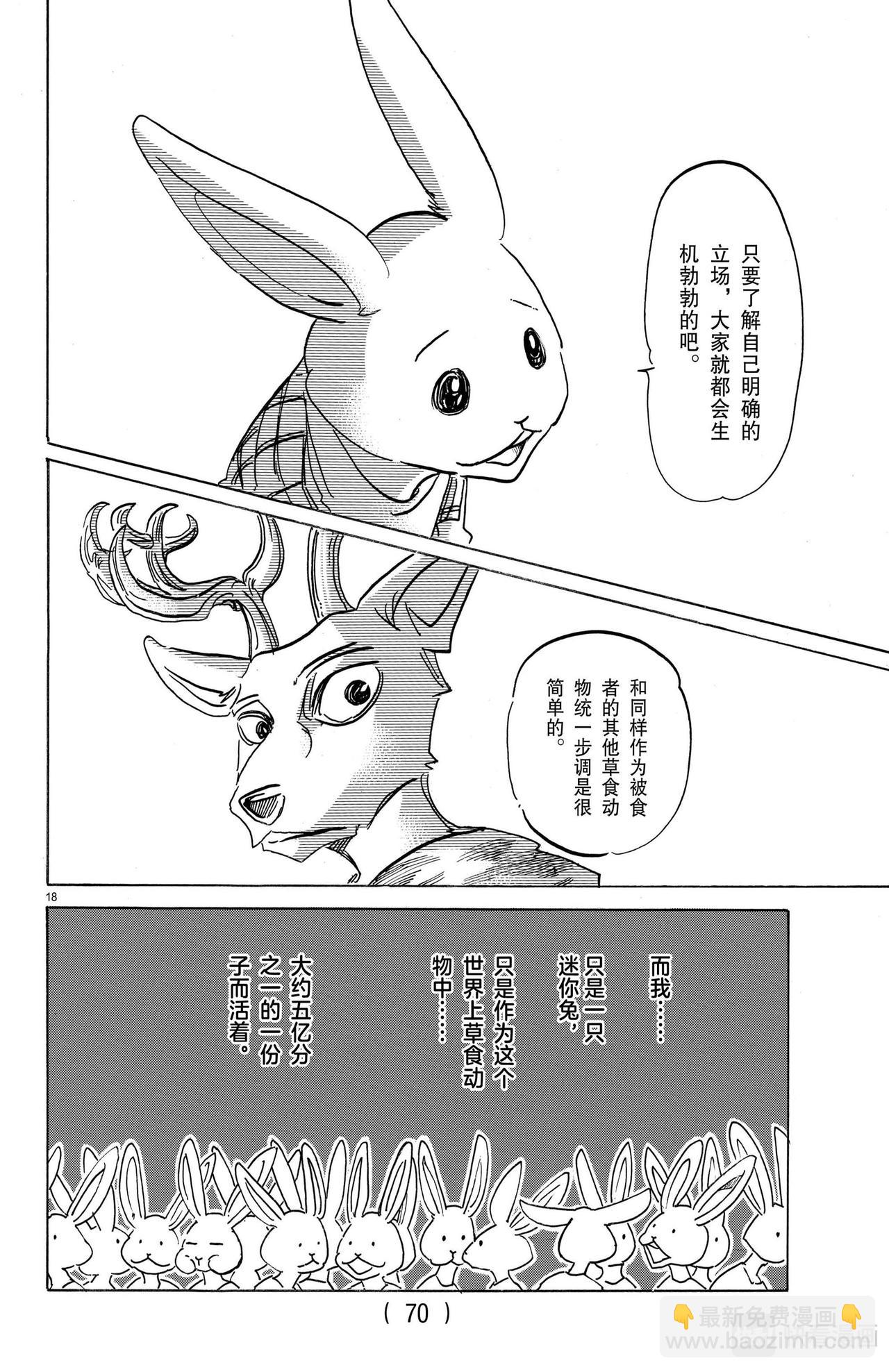 🍵BEASTARS 动物狂想曲 第166话 第19页