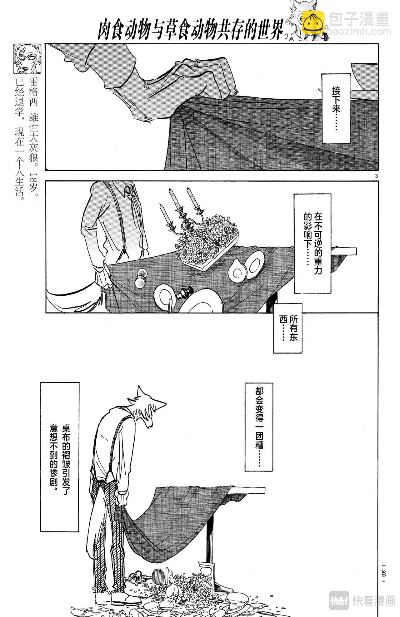 🍵BEASTARS 动物狂想曲 第170话 第4页