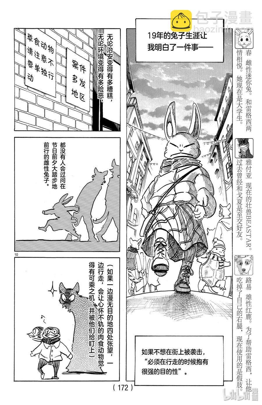🍵BEASTARS 动物狂想曲 第172话 圣诞“红” 第10页