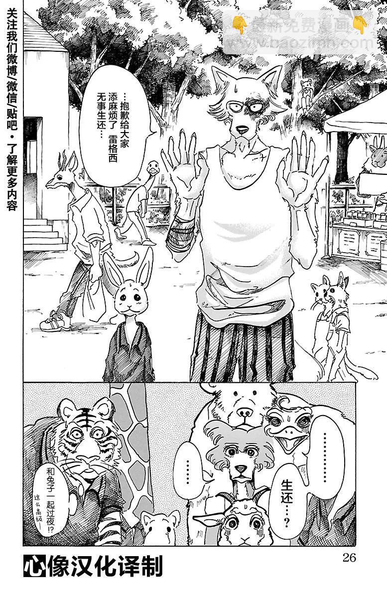 🍵BEASTARS 动物狂想曲 第44话 因温热的汗水而僵住 第20页