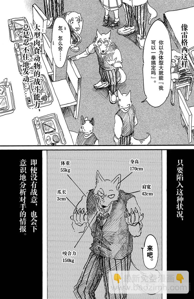 🍵BEASTARS 动物狂想曲 第6话 野兽们的一等星 第14页