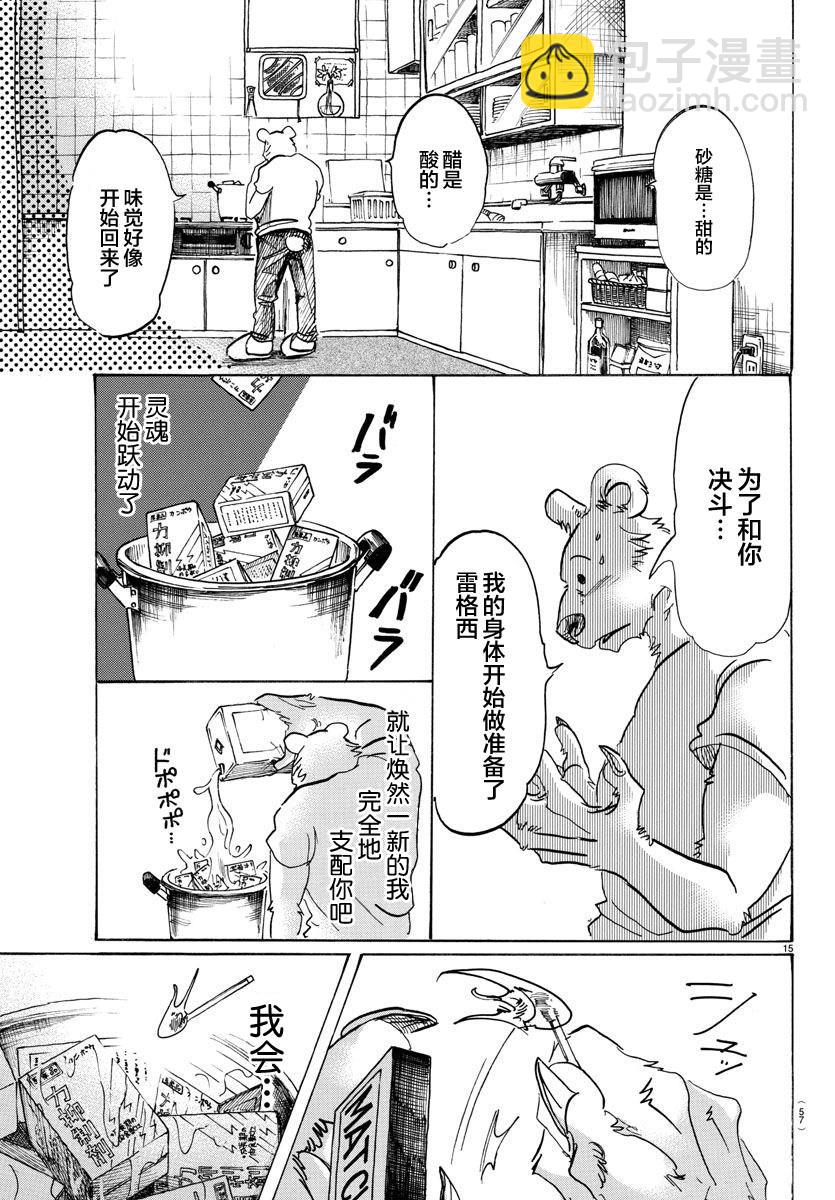 🍵BEASTARS 动物狂想曲 第89话 砧板的污迹、梦醒之后 第15页