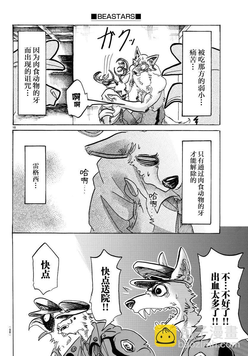 🍵BEASTARS 动物狂想曲 第97话 我们都成为美食了 第18页