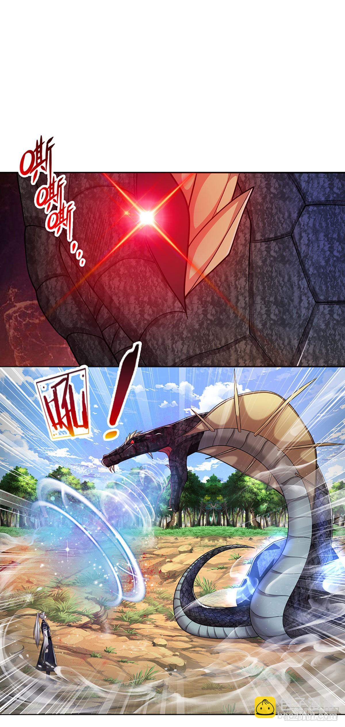 🍵被困百万年：弟子遍布诸天万界 第139话 明目张胆，石砸妖兽 第35页
