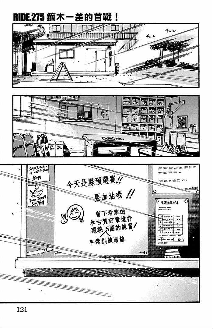 🍵飙速宅男 SPARE BIKE 第275话 第1页