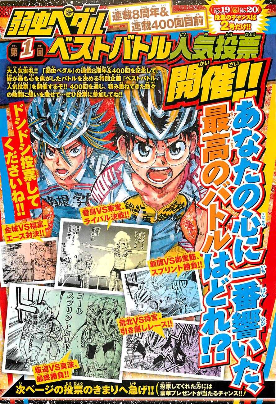 🍵飙速宅男 SPARE BIKE 第395话 第2页