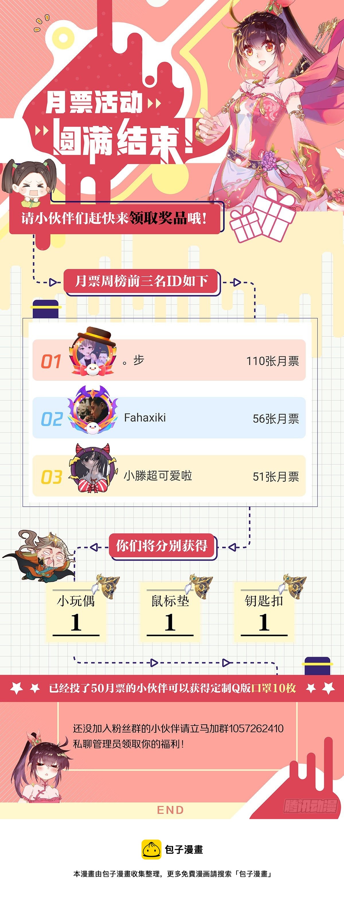 月票活动圆满结束-第196话