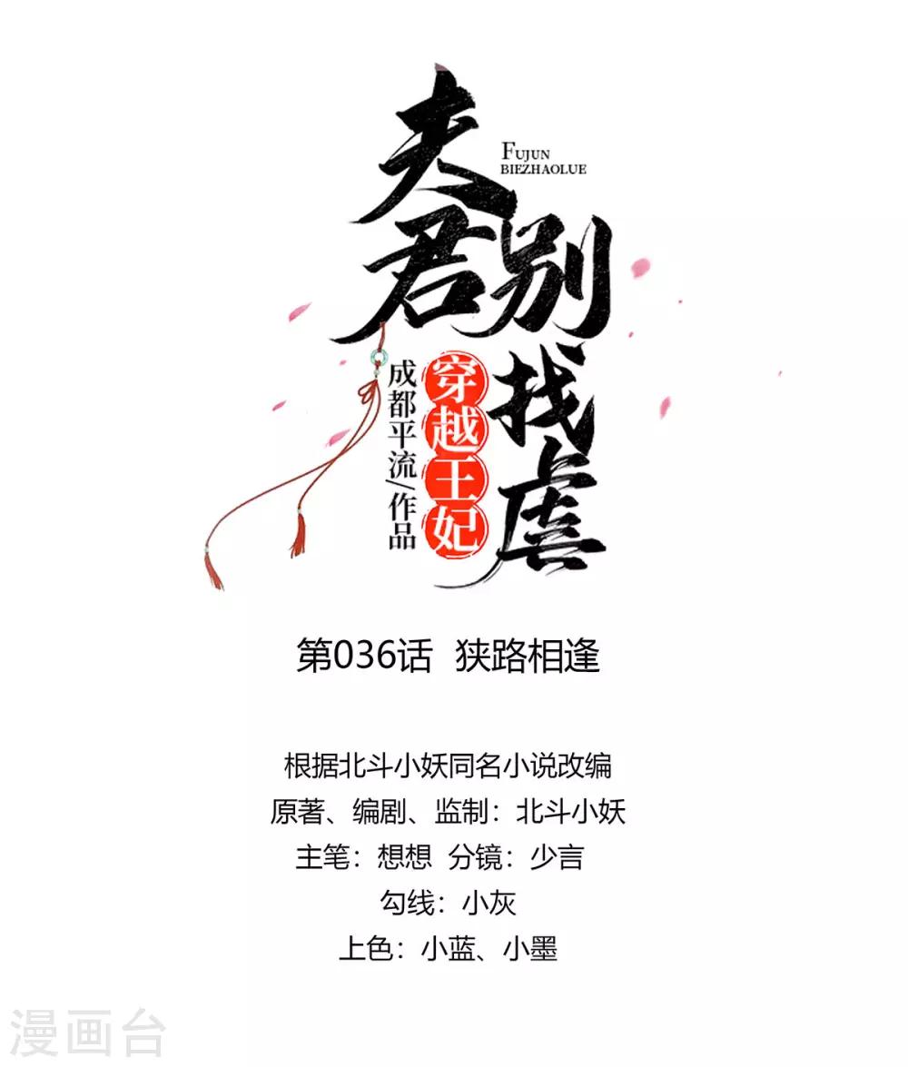 🍶穿越王妃，夫君别找虐 036 狭路相逢 第1页