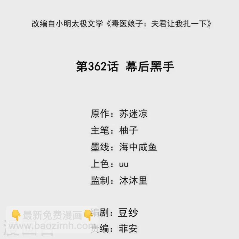 🍼毒医嫡女 第362话 幕后黑手 第2页