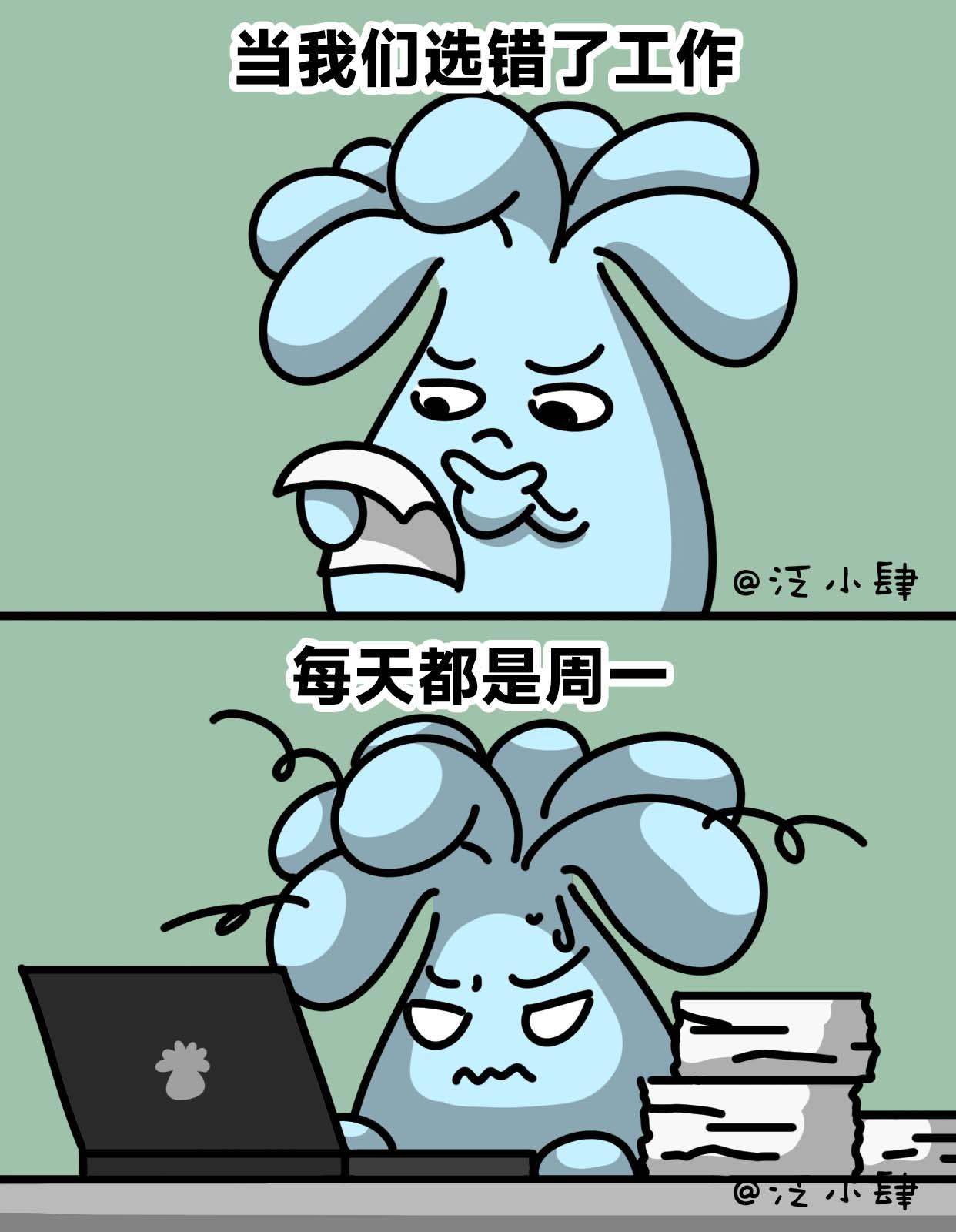 当我们选错了工作，每天都是周一-第66话