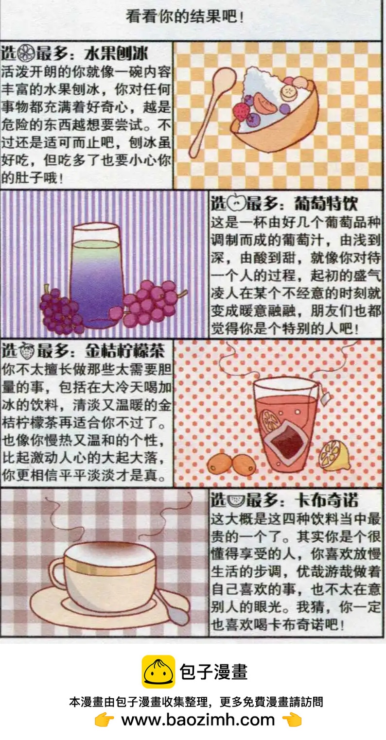 🍸搞笑测测你之 神秘冷饮店 第8页
