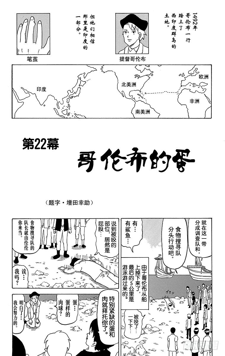 🍸搞笑漫画日和 第22幕 哥伦布的蛋 第1页