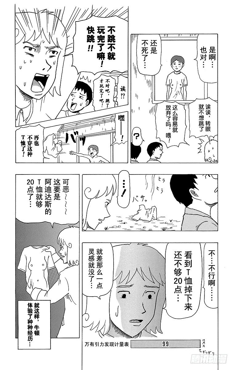 🍸搞笑漫画日和 第10幕 牛顿的万有引力 第12页