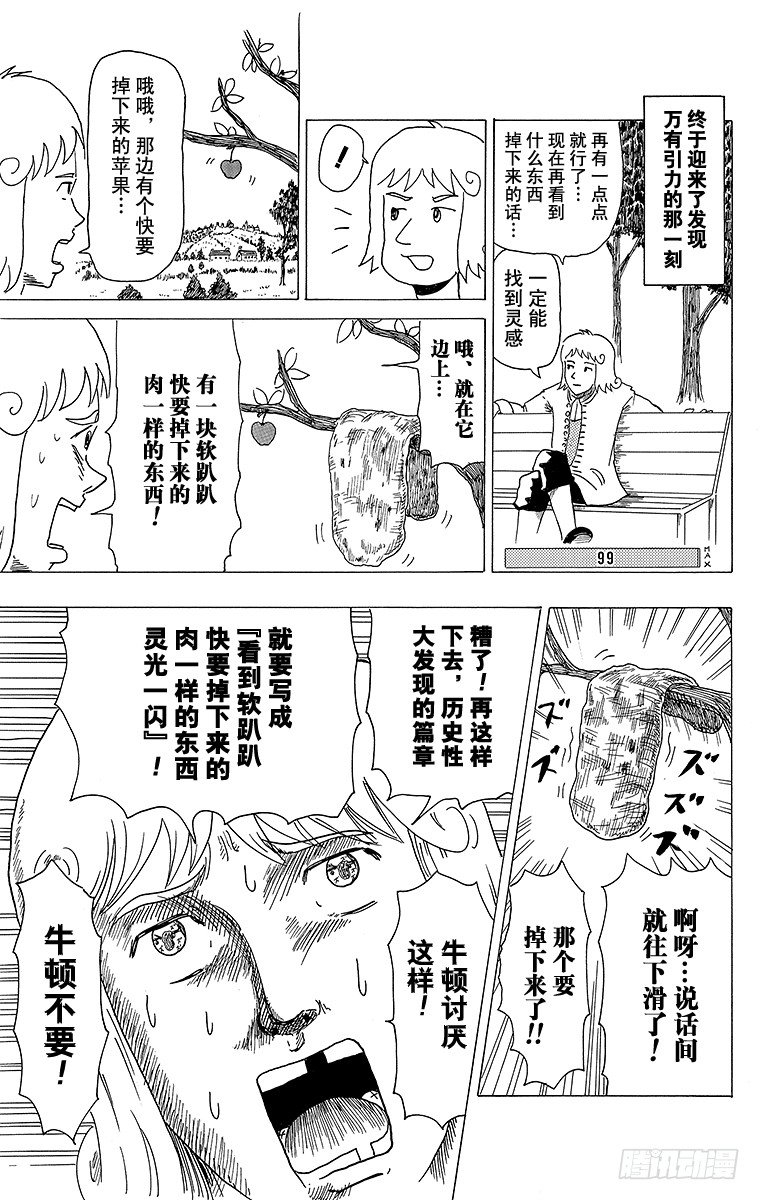 🍸搞笑漫画日和 第10幕 牛顿的万有引力 第13页