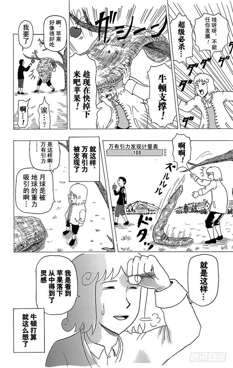 🍸搞笑漫画日和 第10幕 牛顿的万有引力 第14页