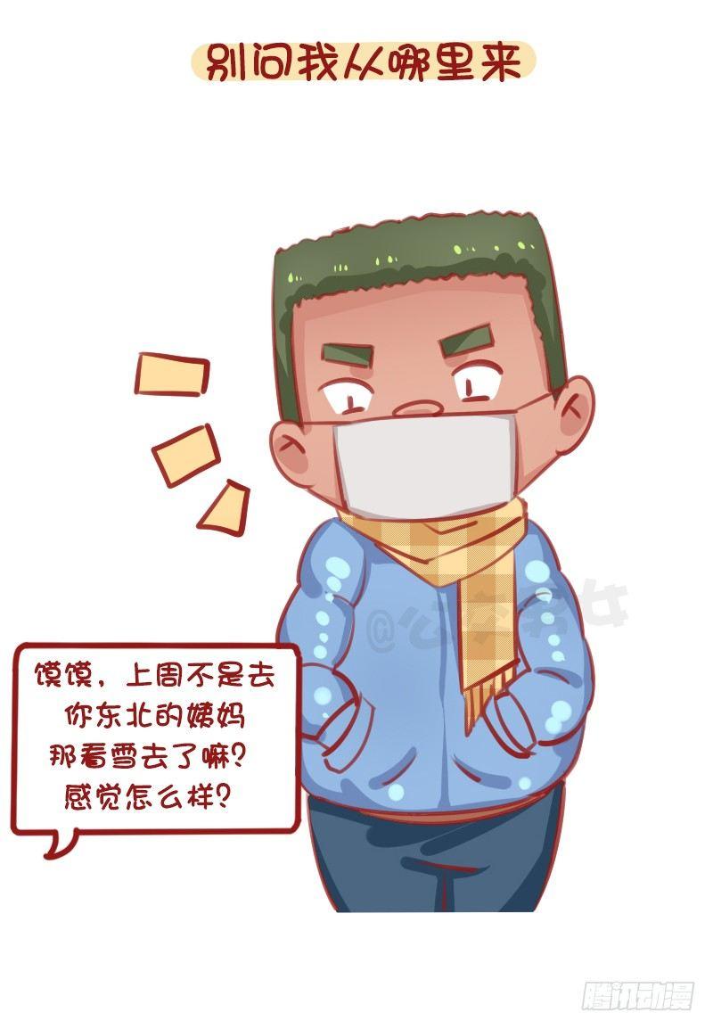🍸公交男女爆笑漫画 1317-南方人第一次到北方过冬 第2页
