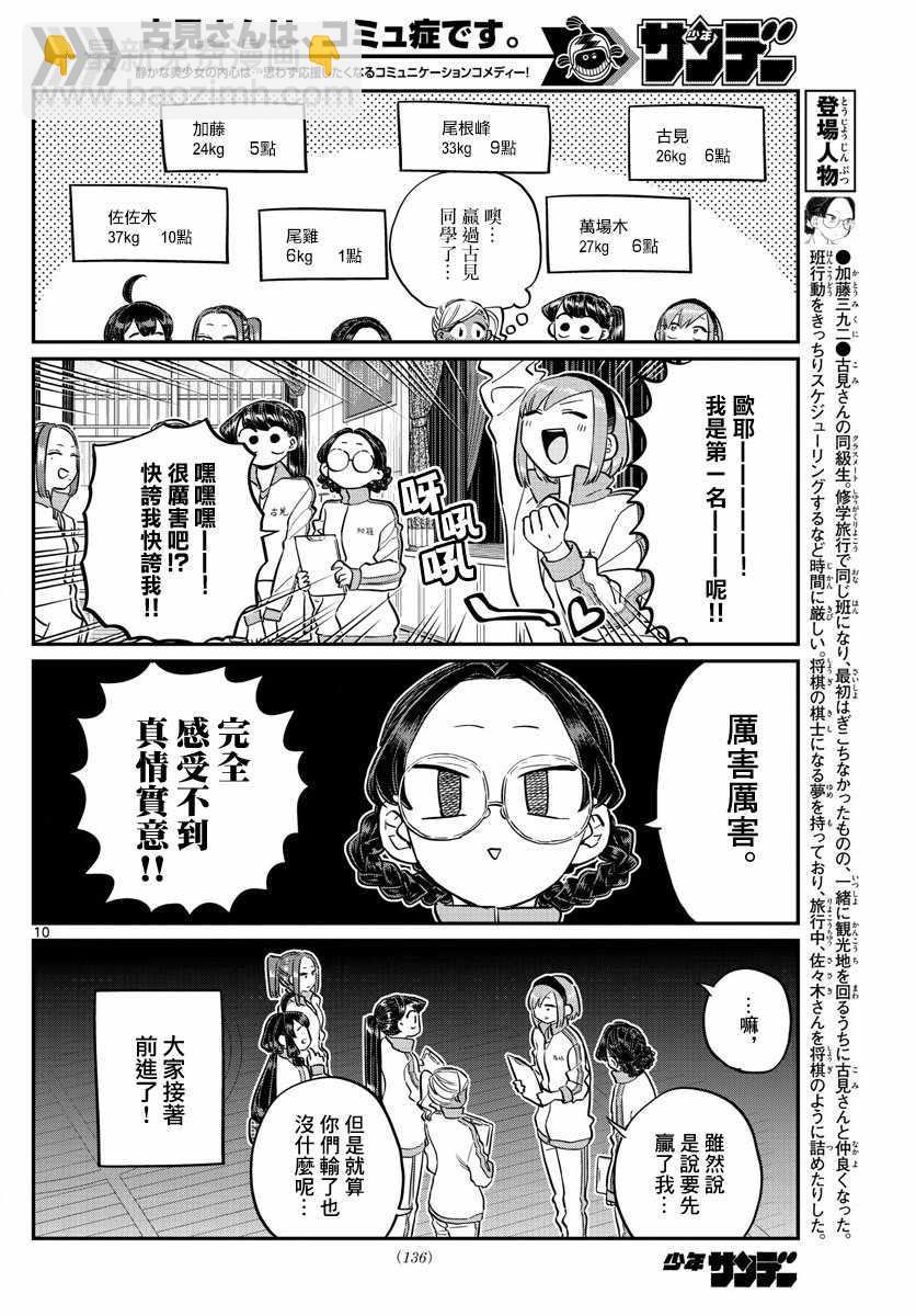 🍸古见同学有交流障碍症 第137话 是体力测试 2 第10页