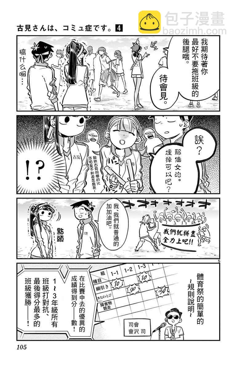 🍸古见同学有交流障碍症 第54话 体育祭前篇 第5页