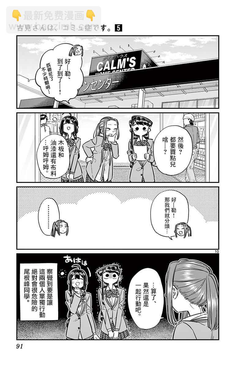 🍸古见同学有交流障碍症 第64话 文化祭的准备 第10页