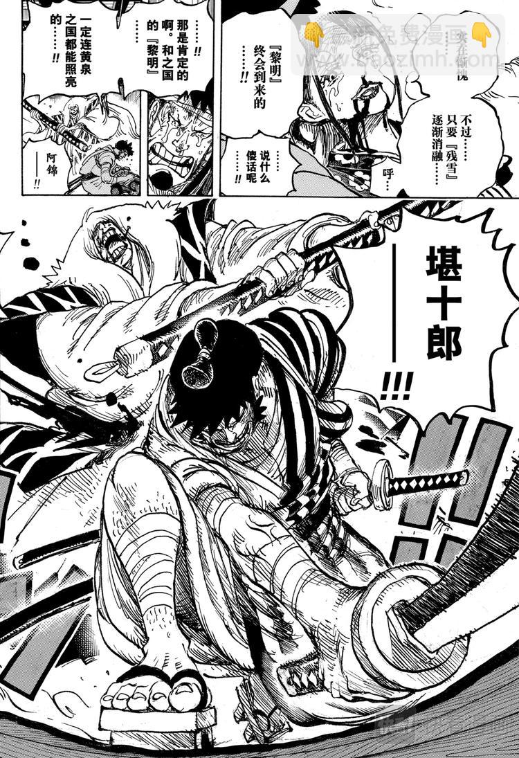 🍹航海王 第1014话 人生的拙劣演出者 第14页