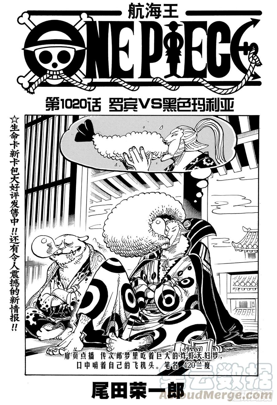 🍹航海王 第1020话 罗宾VS黑色玛利 第1页