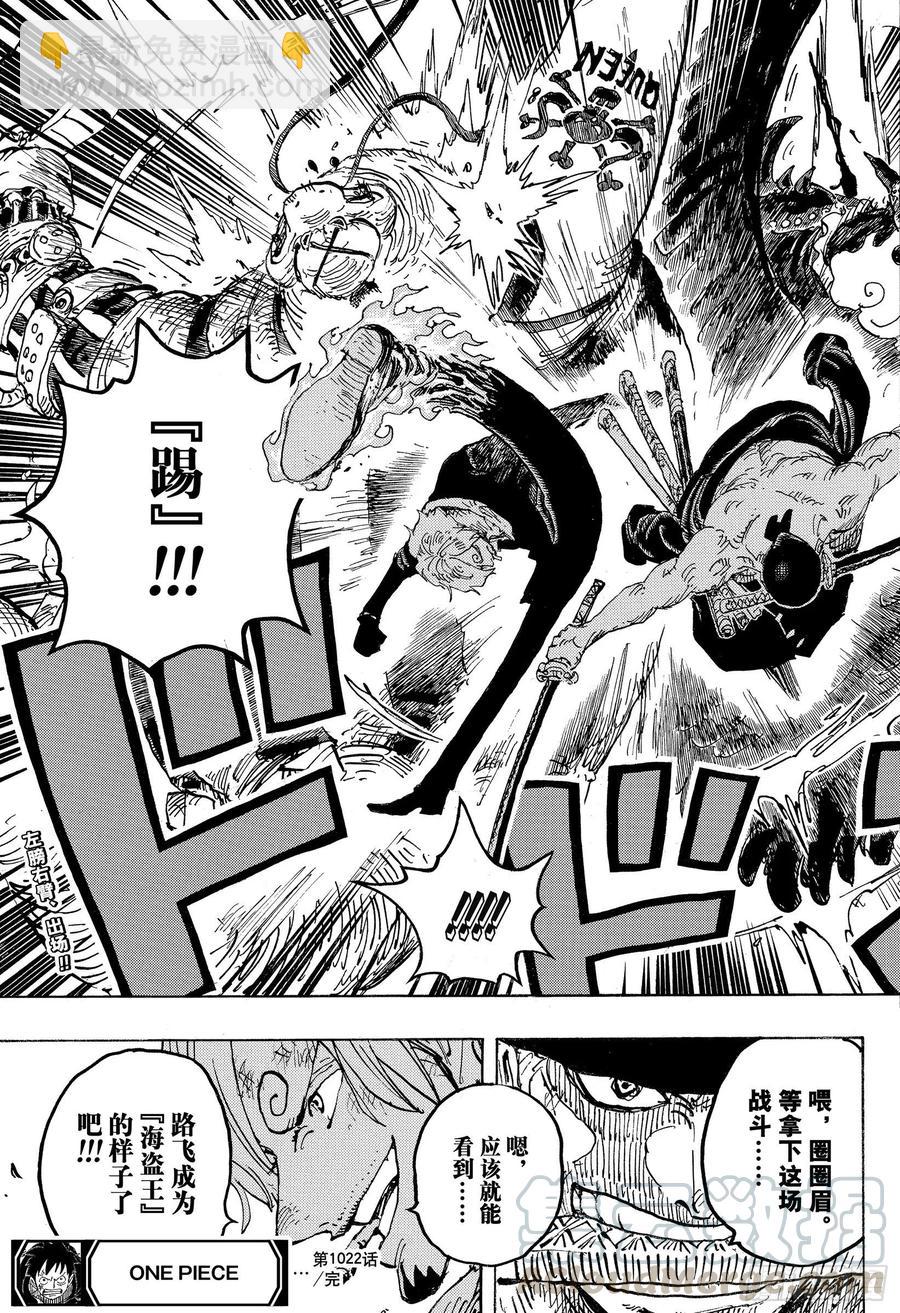 🍹航海王 第1022话 巨星登场 第17页